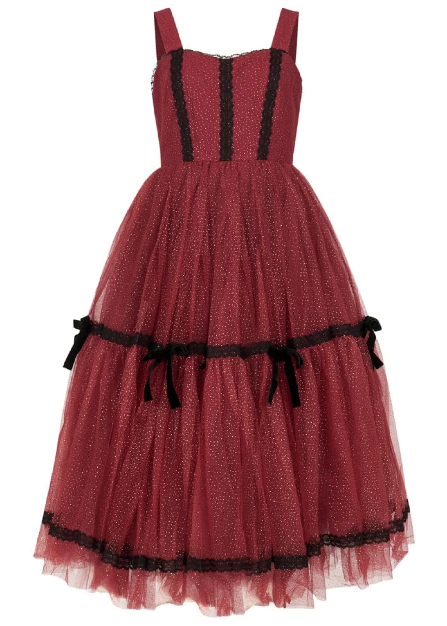 JessaKae Holiday Dresses|Plaza Collection*Audrey Dress GlitteringGarnet