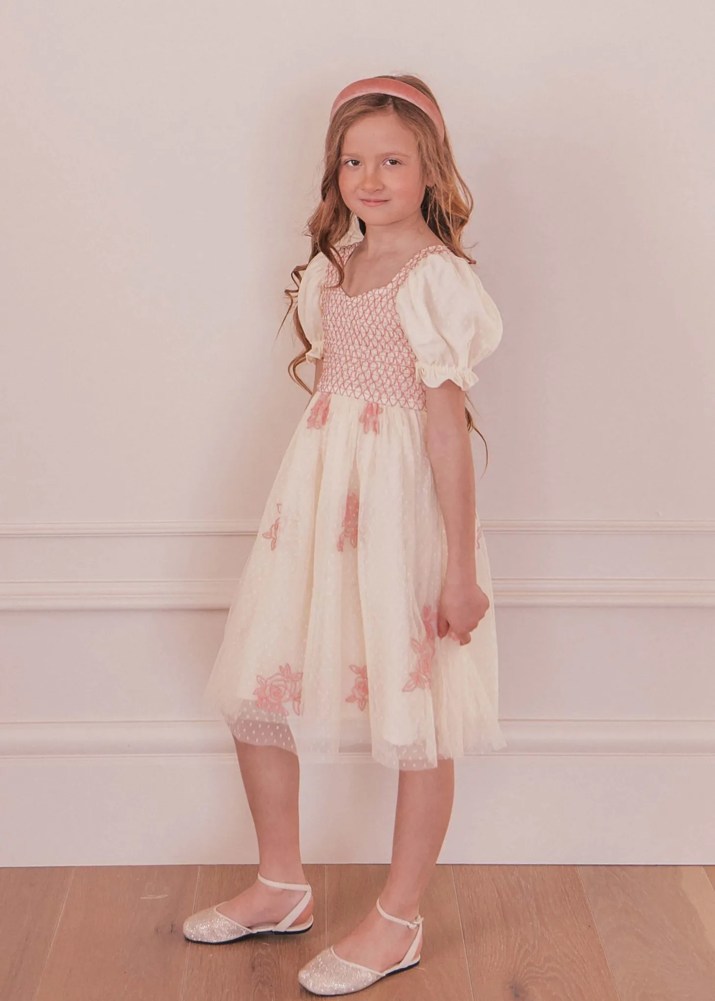 JessaKae Flower Girl Dresses*Aurora Girls Dress AntiqueIvory