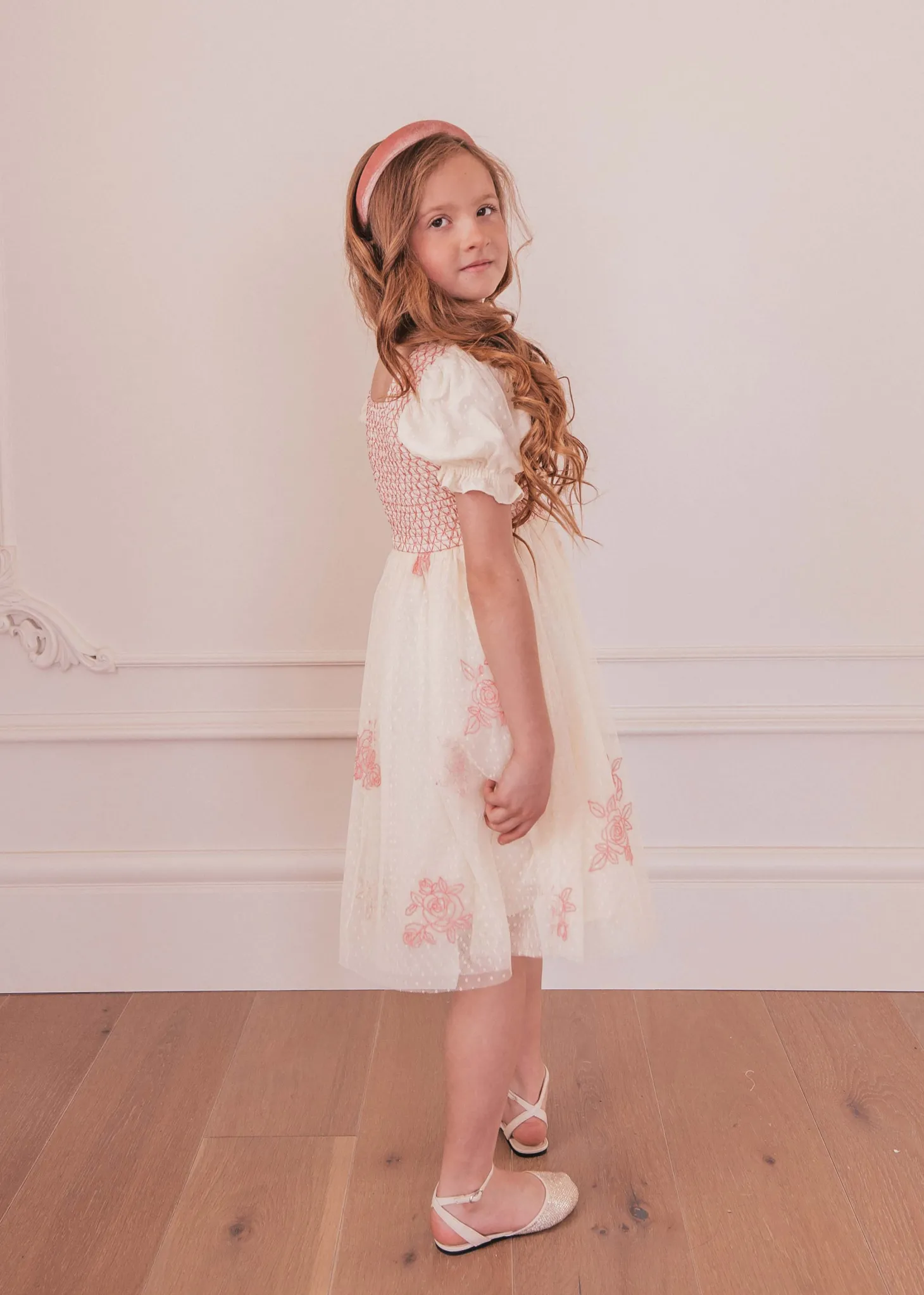 JessaKae Flower Girl Dresses*Aurora Girls Dress AntiqueIvory