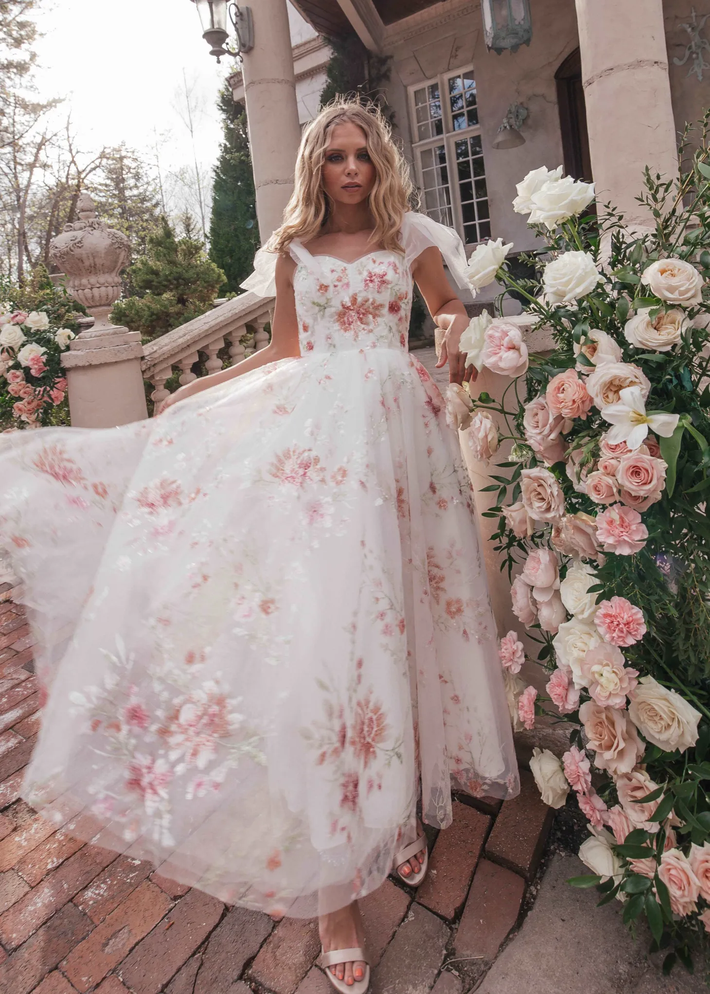 JessaKae Bridal Collection|Holiday Dresses*Bianca Dress FlushedFloral