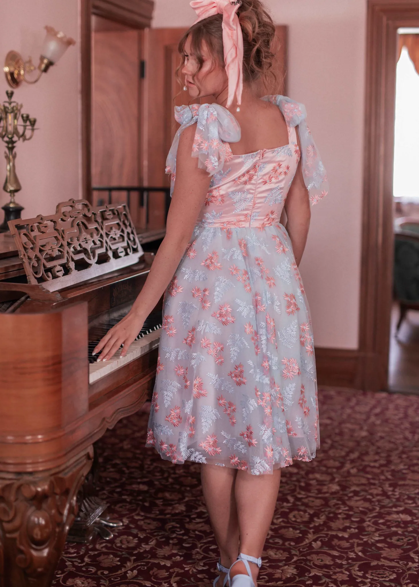 JessaKae Mini Dresses|Midi Dresses*Bonbon Dress BonbonBlue