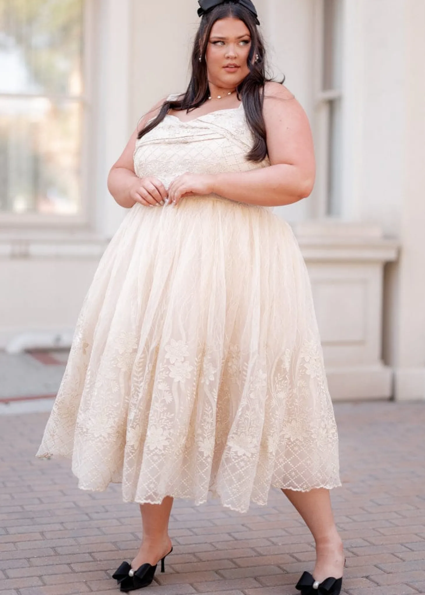 JessaKae Plaza Collection|Customer Favorites*Brigette Dress MoonlitIvory