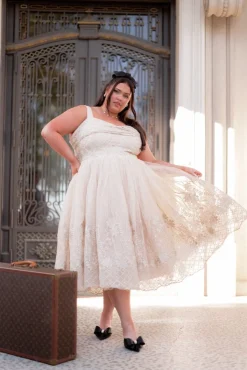 JessaKae Plaza Collection|Customer Favorites*Brigette Dress MoonlitIvory