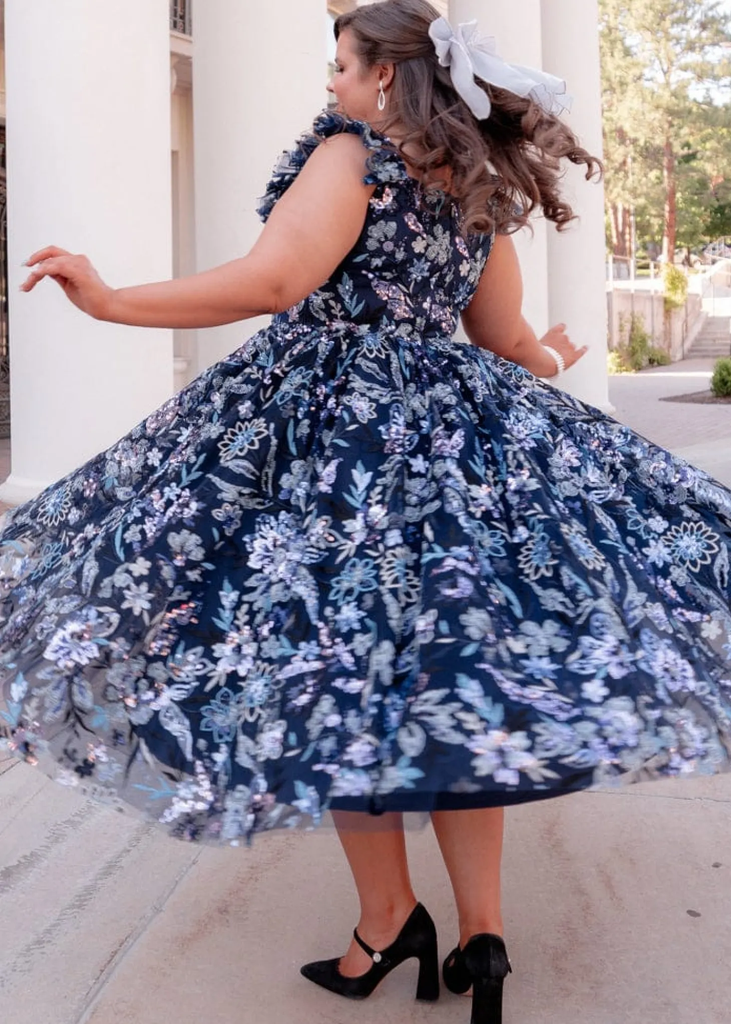 JessaKae Plaza Collection|Holiday Dresses*Chrissy Dress MidnightMeadow
