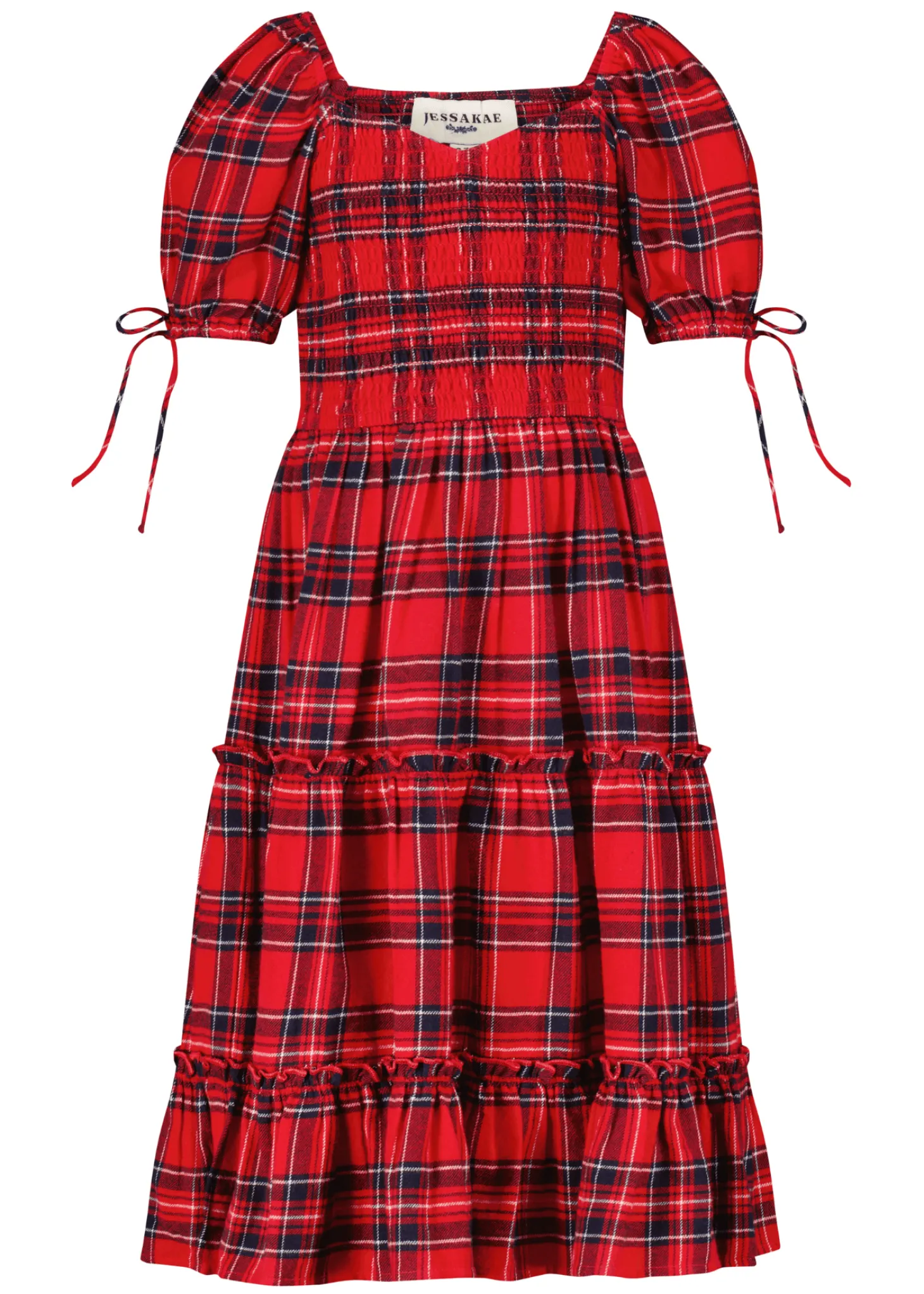 JessaKae Flower Girl Dresses*Clara Girls Dress Red