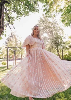 JessaKae Customer Favorites|Best Sellers*Colette Dress BlushElegance