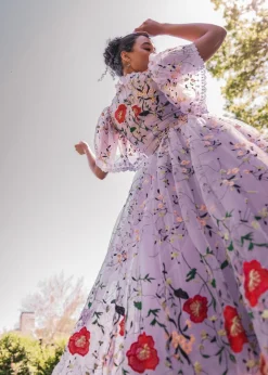 JessaKae Midi Dresses*Darla Dress EmbroideredLilac
