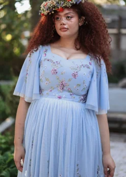 JessaKae Trending Dresses|Midi Dresses*Dewdrop Dress DewdropBlue