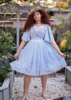 JessaKae Trending Dresses|Midi Dresses*Dewdrop Dress DewdropBlue