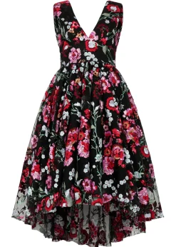 JessaKae Midnight Collection|Midi Dresses*Ebony Rose Dress Black