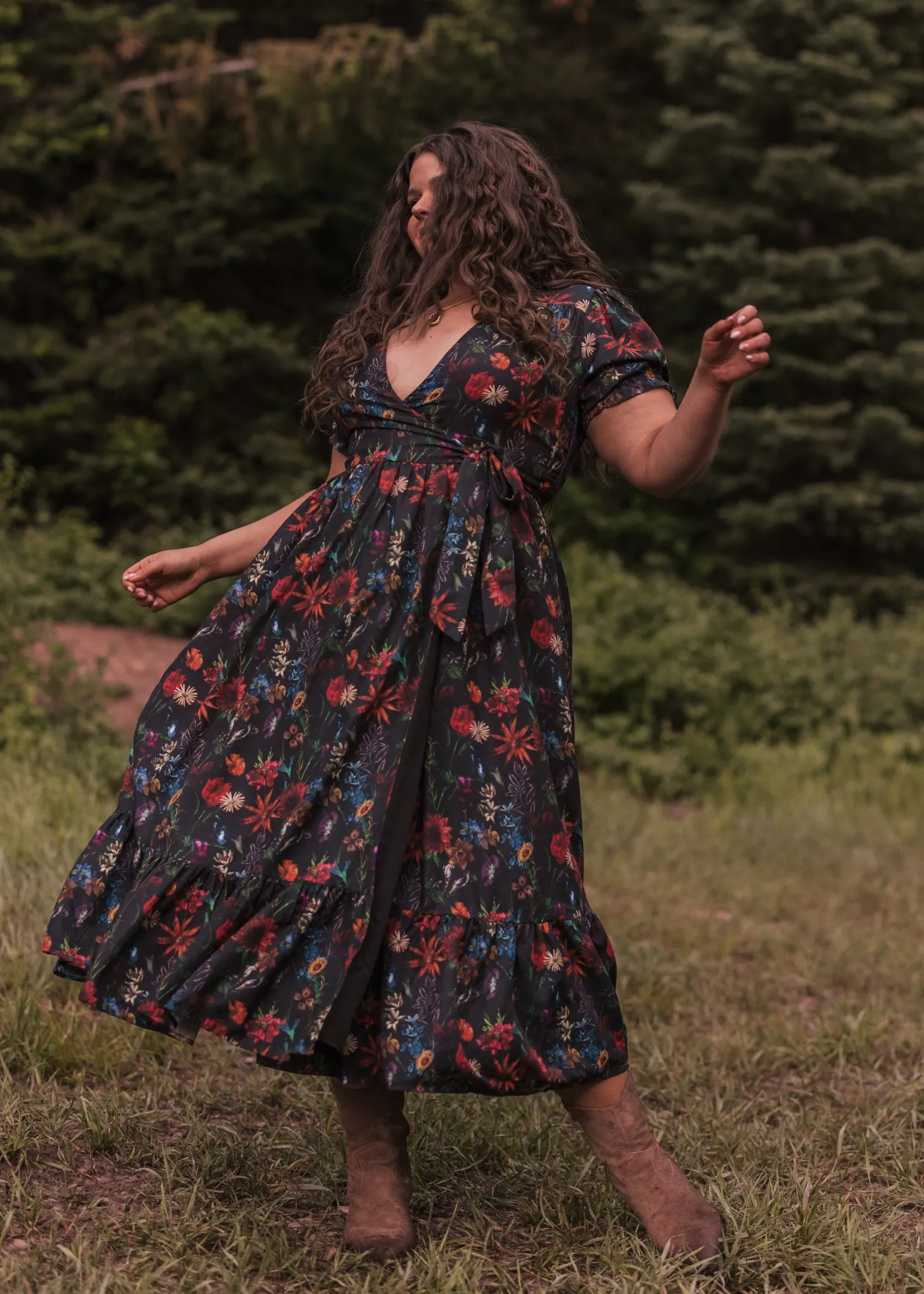 JessaKae Woodland Collection|Customer Favorites*Elara Dress Black
