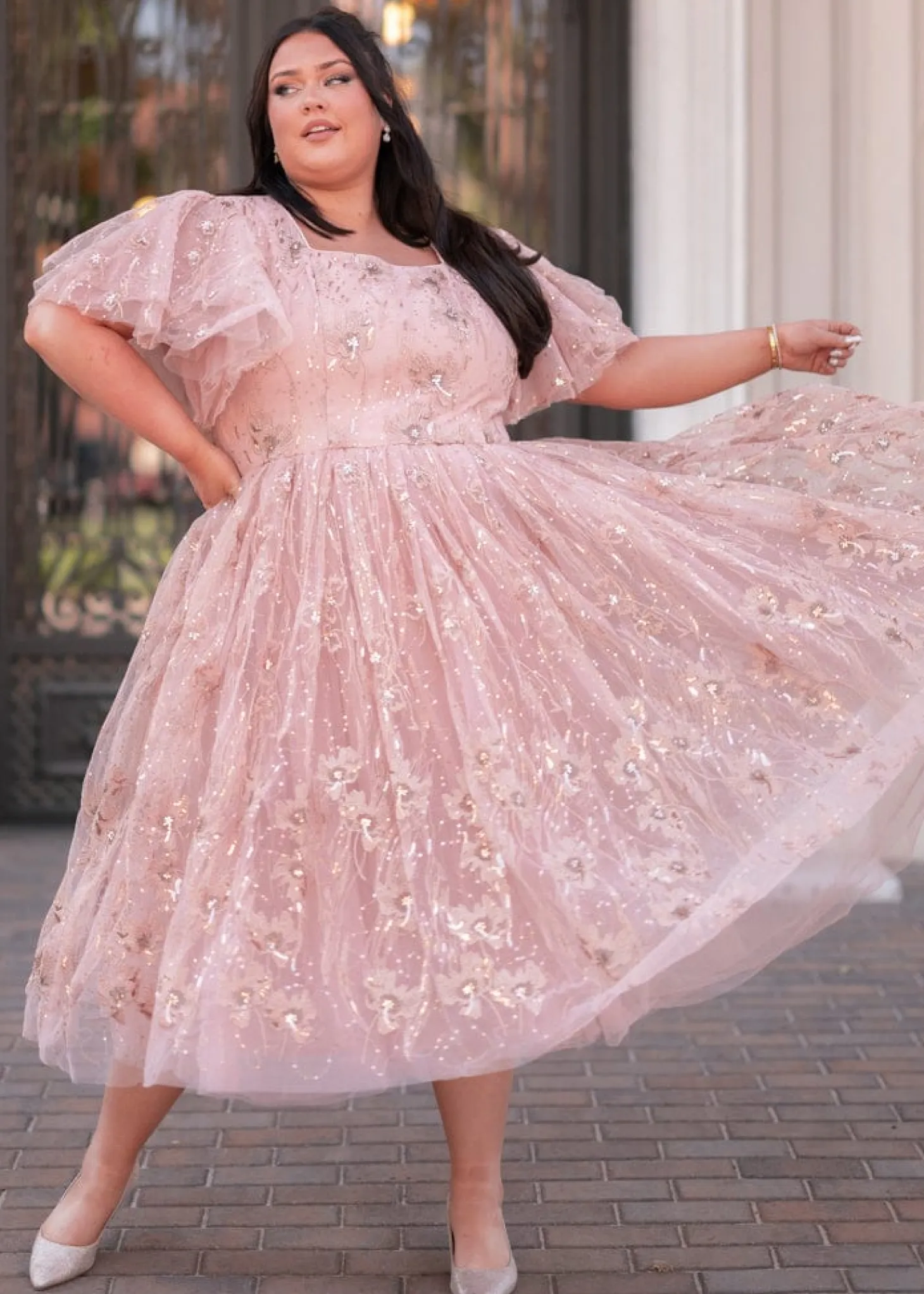 JessaKae Plaza Collection|Customer Favorites*Eloise Dress PetalPink