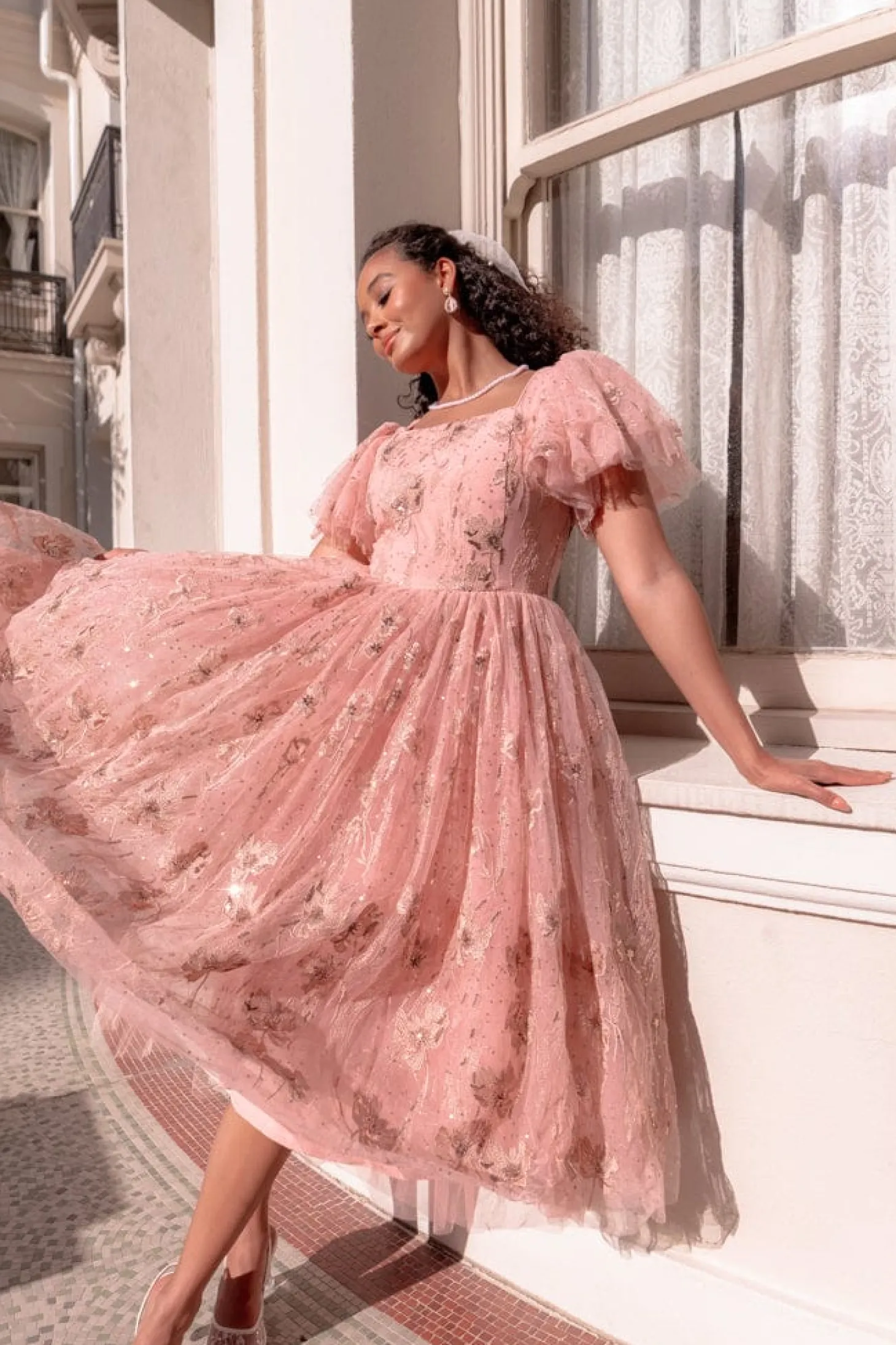 JessaKae Plaza Collection|Customer Favorites*Eloise Dress PetalPink