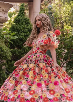 JessaKae Customer Favorites|Best Sellers*English Garden Dress GardenPink