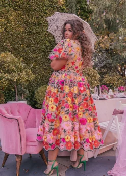 JessaKae Customer Favorites|Best Sellers*English Garden Dress GardenPink
