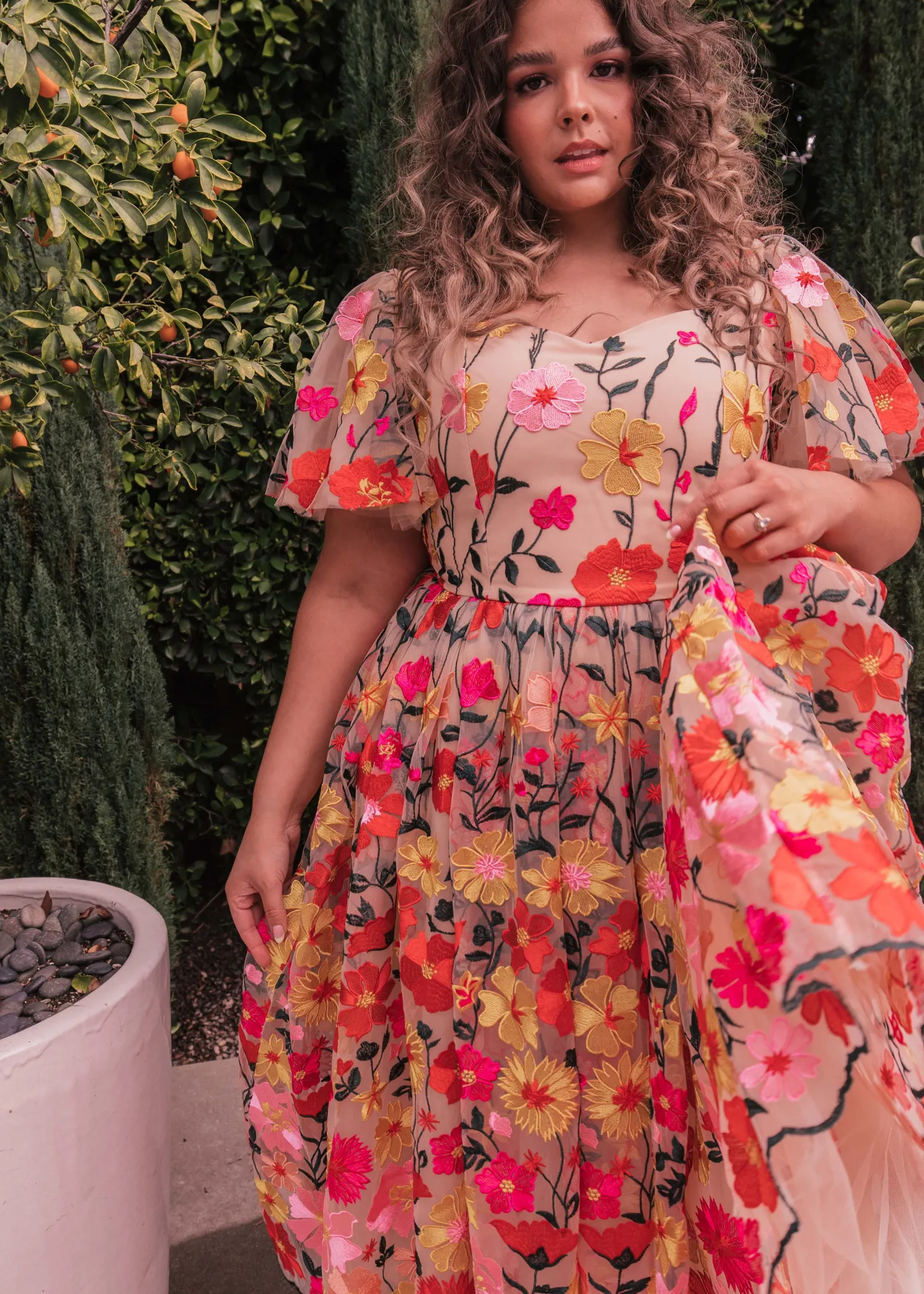 JessaKae Customer Favorites|Best Sellers*English Garden Dress GardenPink