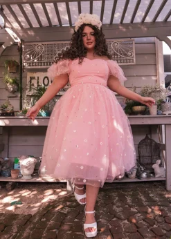 JessaKae Midi Dresses*Faye Dress Pink