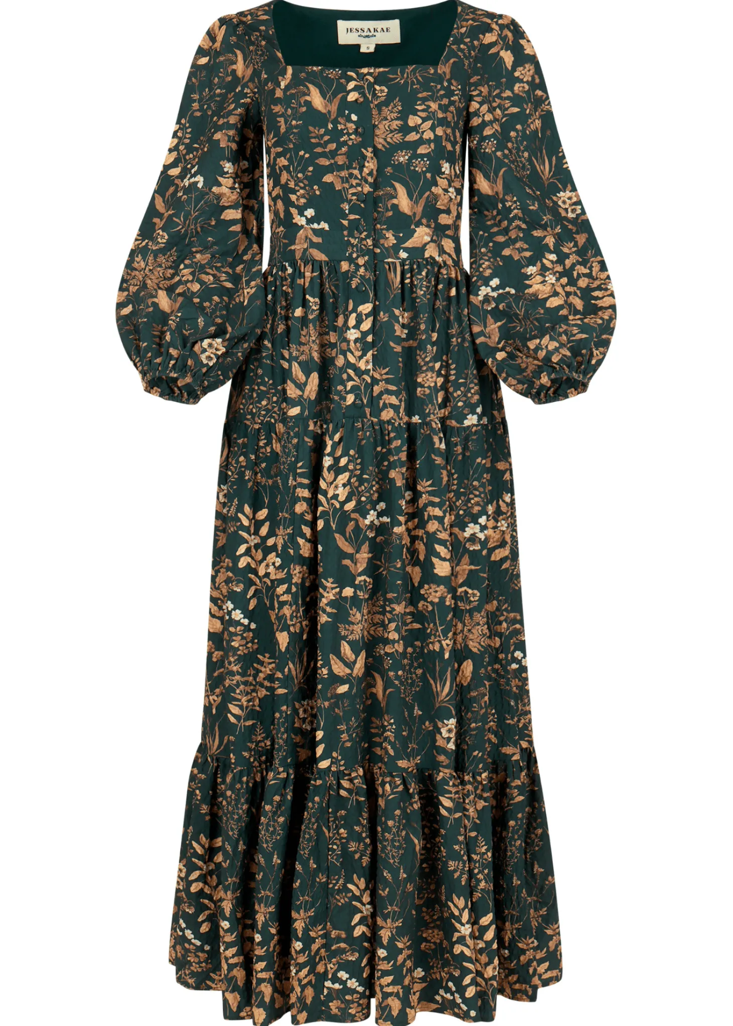 JessaKae Woodland Collection|Holiday Dresses*Fern Dress DarkGreen