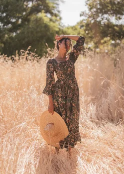 JessaKae Woodland Collection|Holiday Dresses*Fern Dress DarkGreen