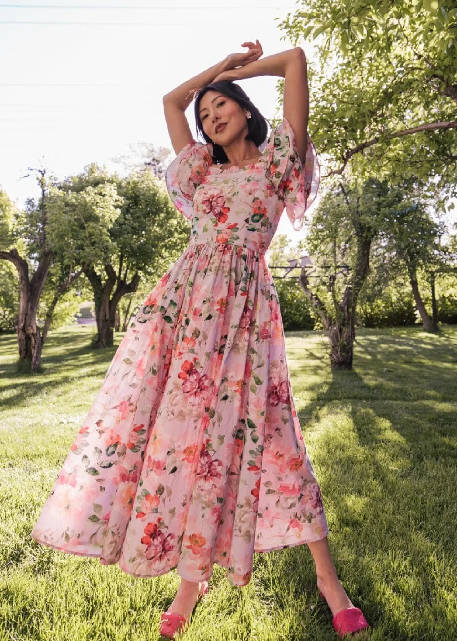 JessaKae Midi Dresses*Fleur Dress Lilac