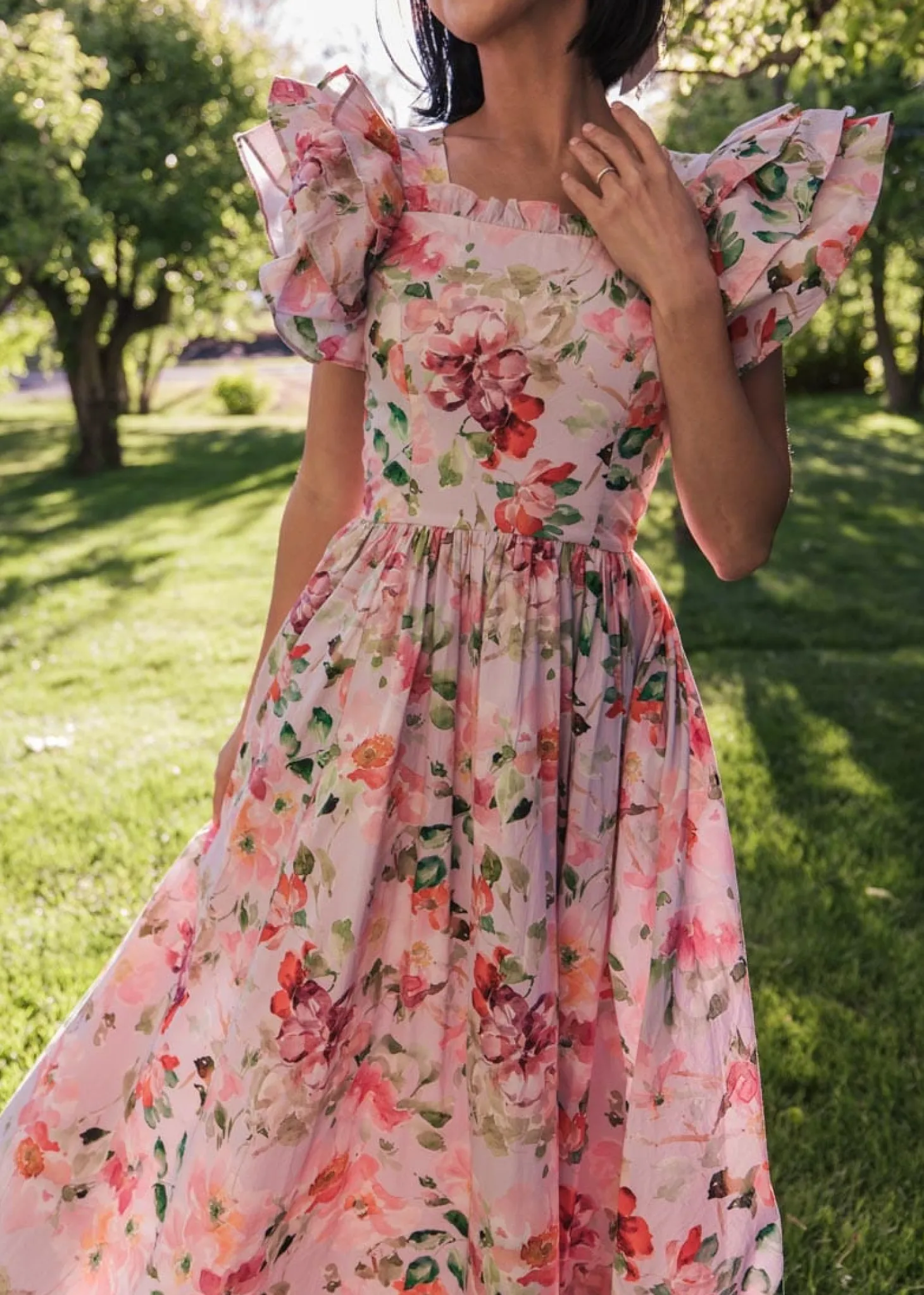 JessaKae Midi Dresses*Fleur Dress Lilac