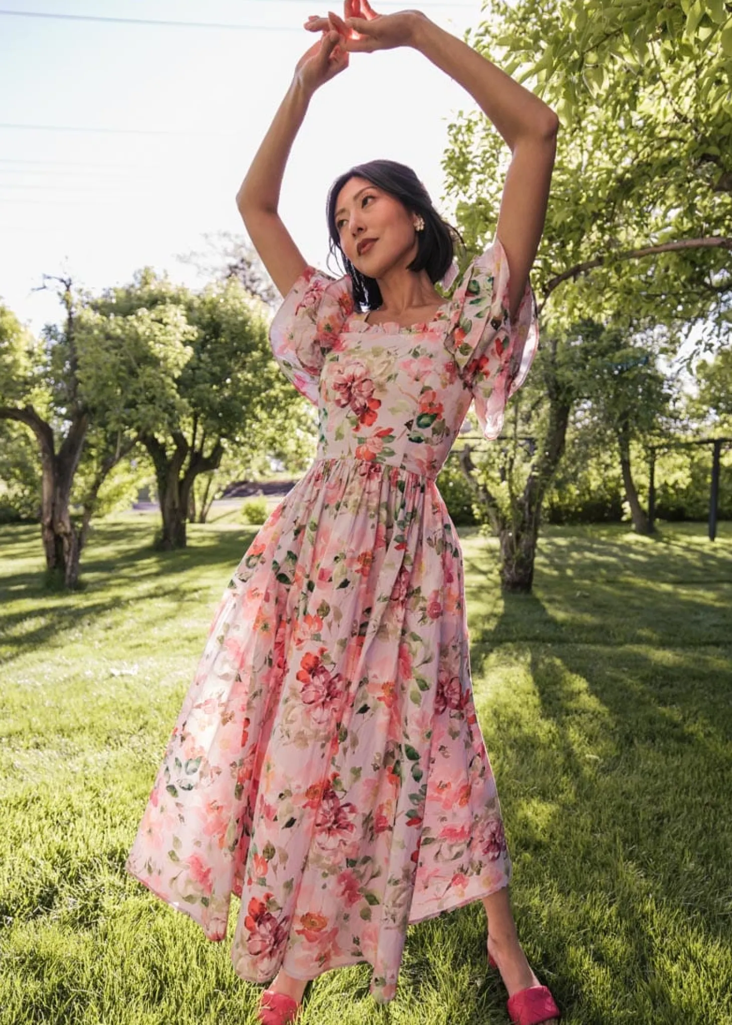 JessaKae Midi Dresses*Fleur Dress Lilac