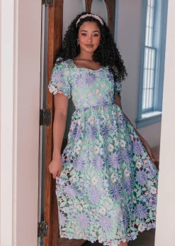 JessaKae Girls Dresses Under $50*Flower Waltz Dress Mint