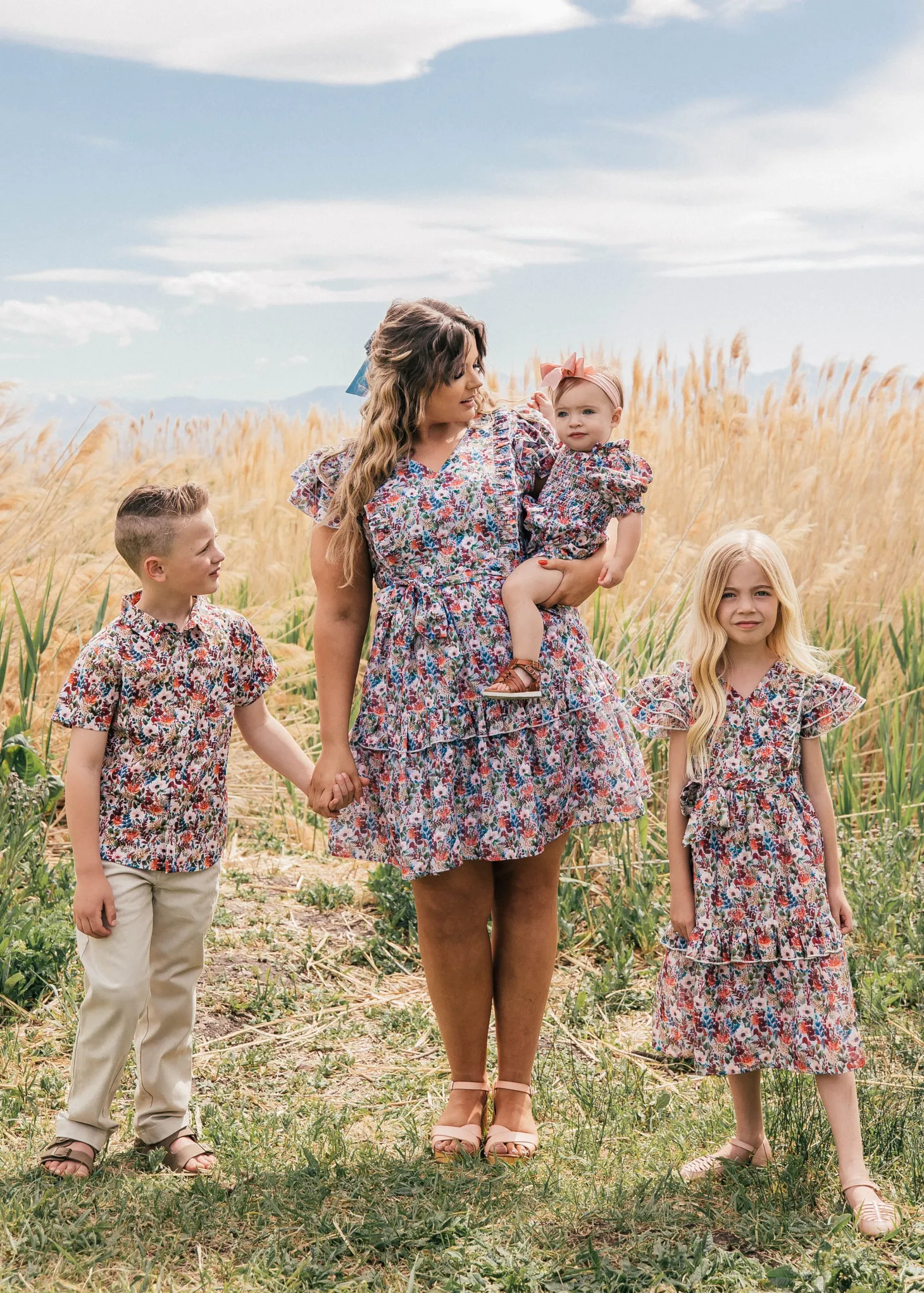 JessaKae Flower Girl Dresses*Full Bloom Girls Dress Multi