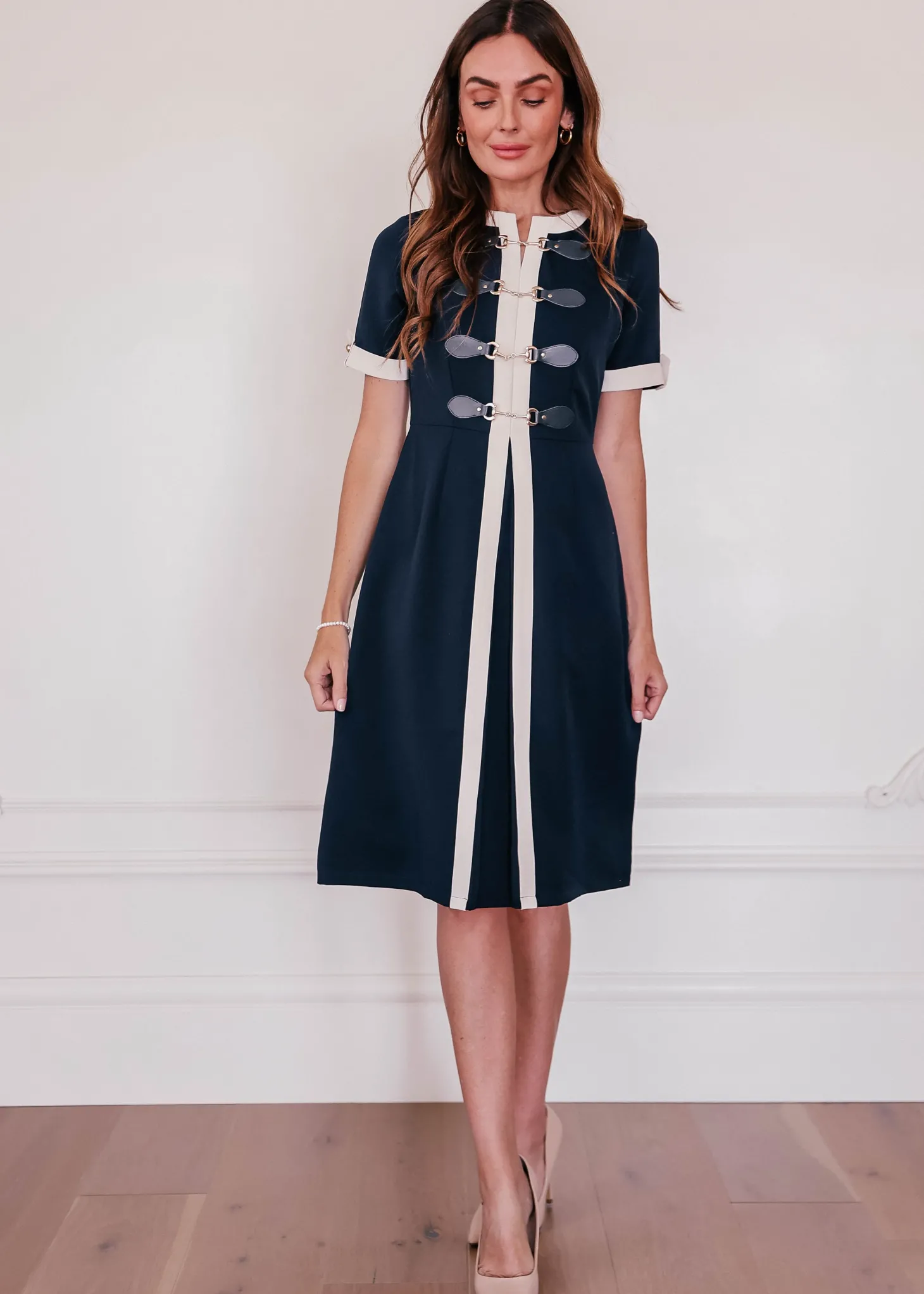 JessaKae Midi Dresses*Grace Dress Navy