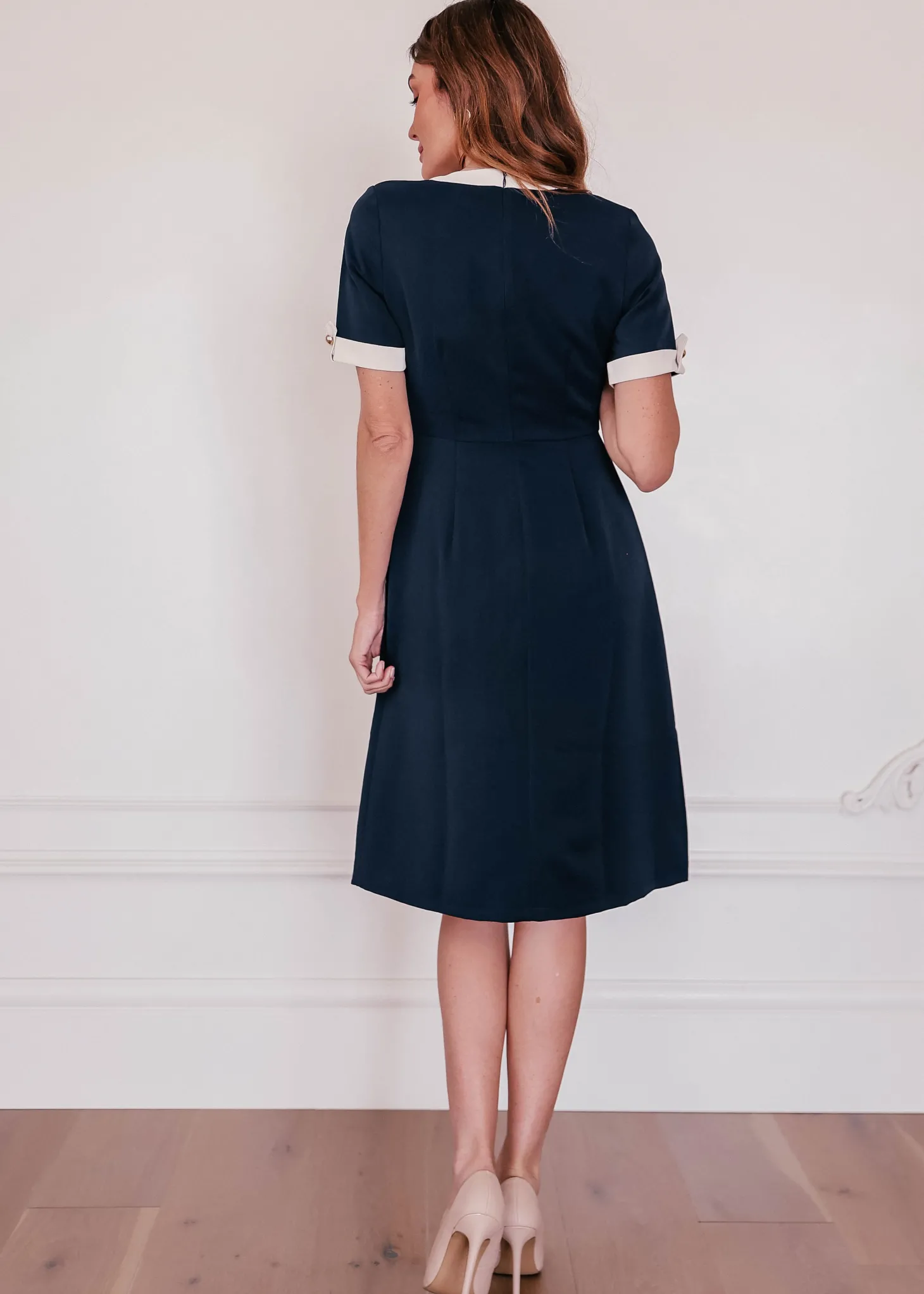 JessaKae Midi Dresses*Grace Dress Navy