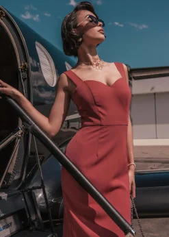 JessaKae Midi Dresses|Girls Dresses Under $50*Gwen Dress Burgundy