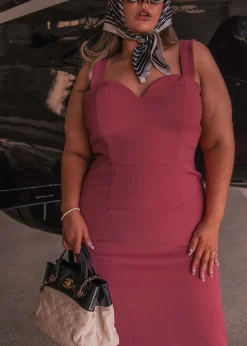 JessaKae Midi Dresses|Girls Dresses Under $50*Gwen Dress Burgundy