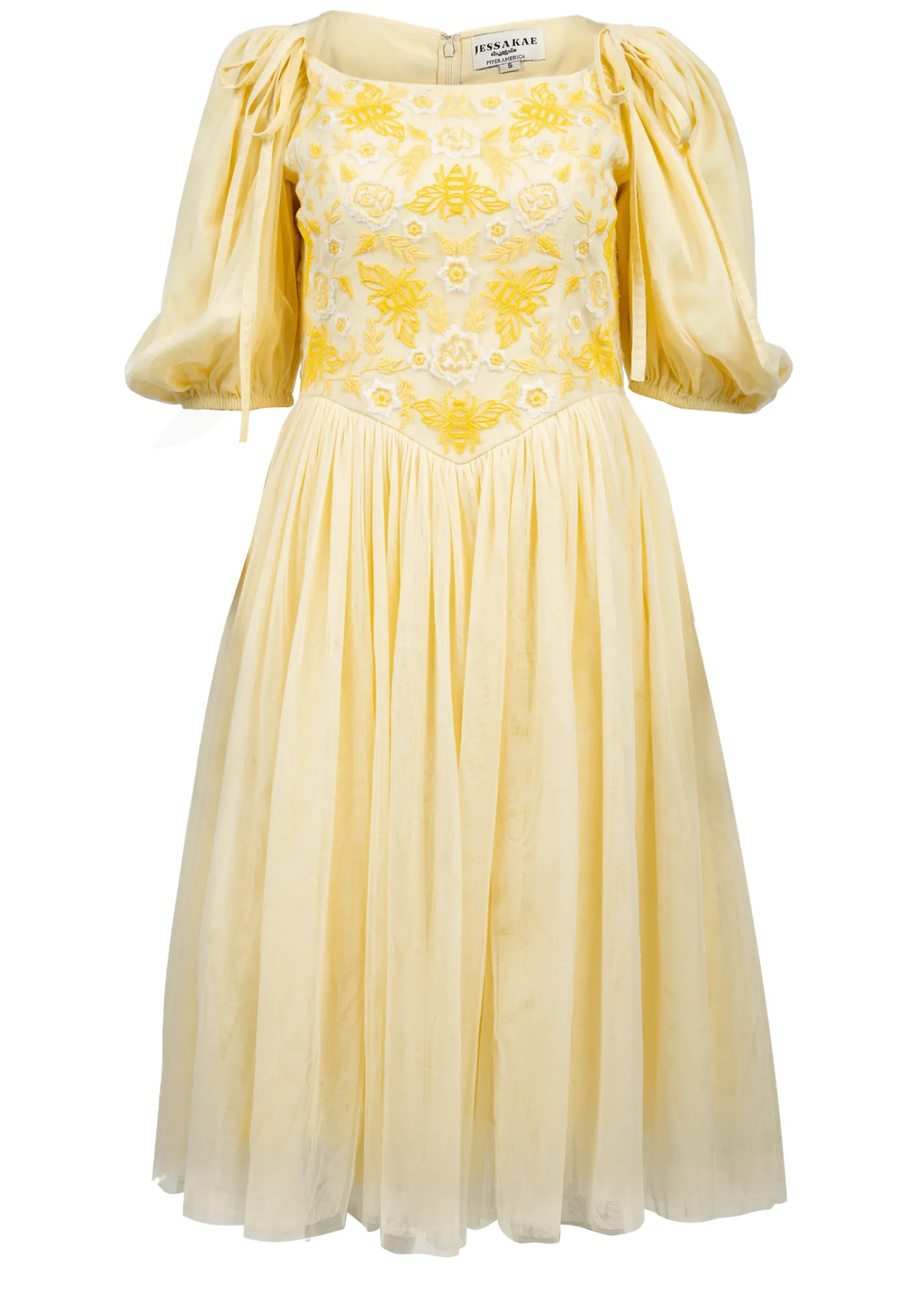 JessaKae Midi Dresses*Honey Bee Dress Yellow