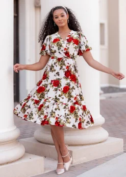 JessaKae Plaza Collection|Customer Favorites*Isabella Dress VintageRose
