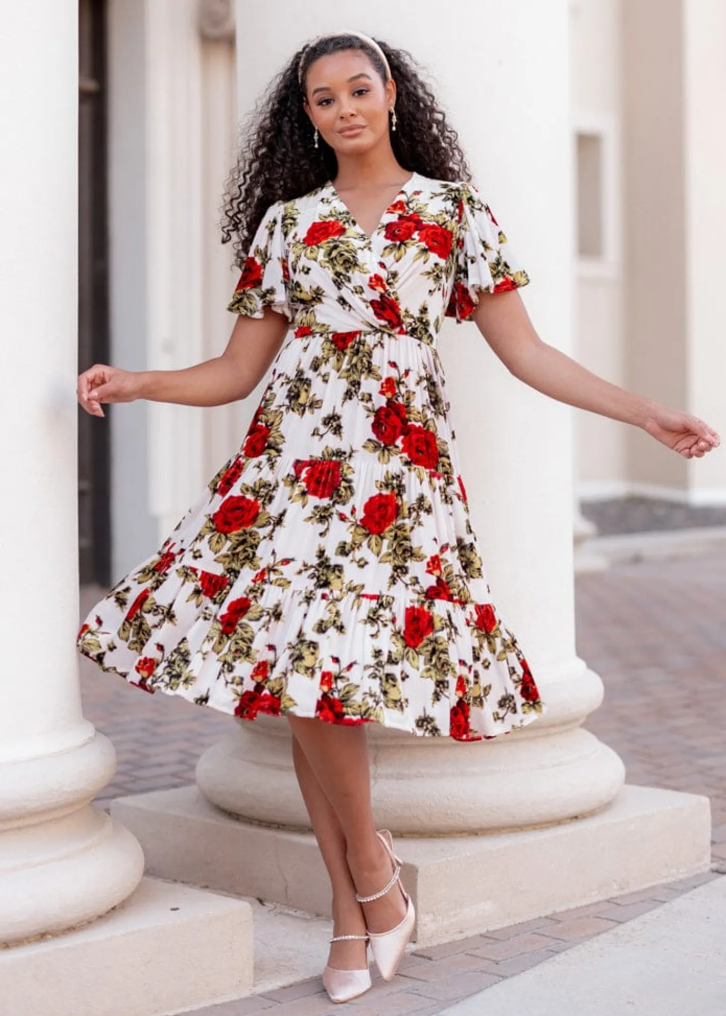 JessaKae Plaza Collection|Customer Favorites*Isabella Dress VintageRose