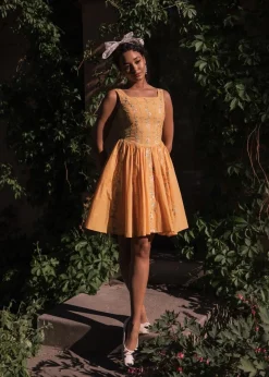 JessaKae Mini Dresses*June Dress Apricot