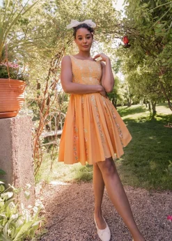 JessaKae Mini Dresses*June Dress Apricot