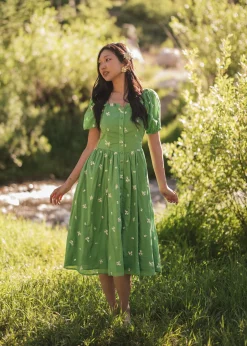 JessaKae Woodland Collection|Holiday Dresses*Juniper Dress CoolGreen