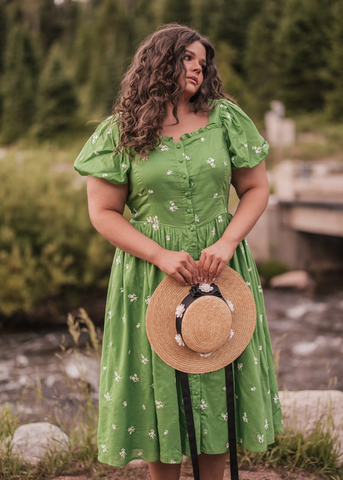 JessaKae Woodland Collection|Holiday Dresses*Juniper Dress CoolGreen