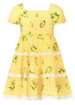 JessaKae Flower Girl Dresses*Lemon Meringue Girls Dress LemonMeringue