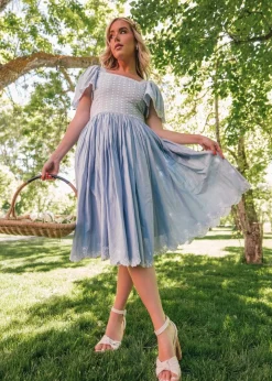 JessaKae Midi Dresses*Lila Dress Blue