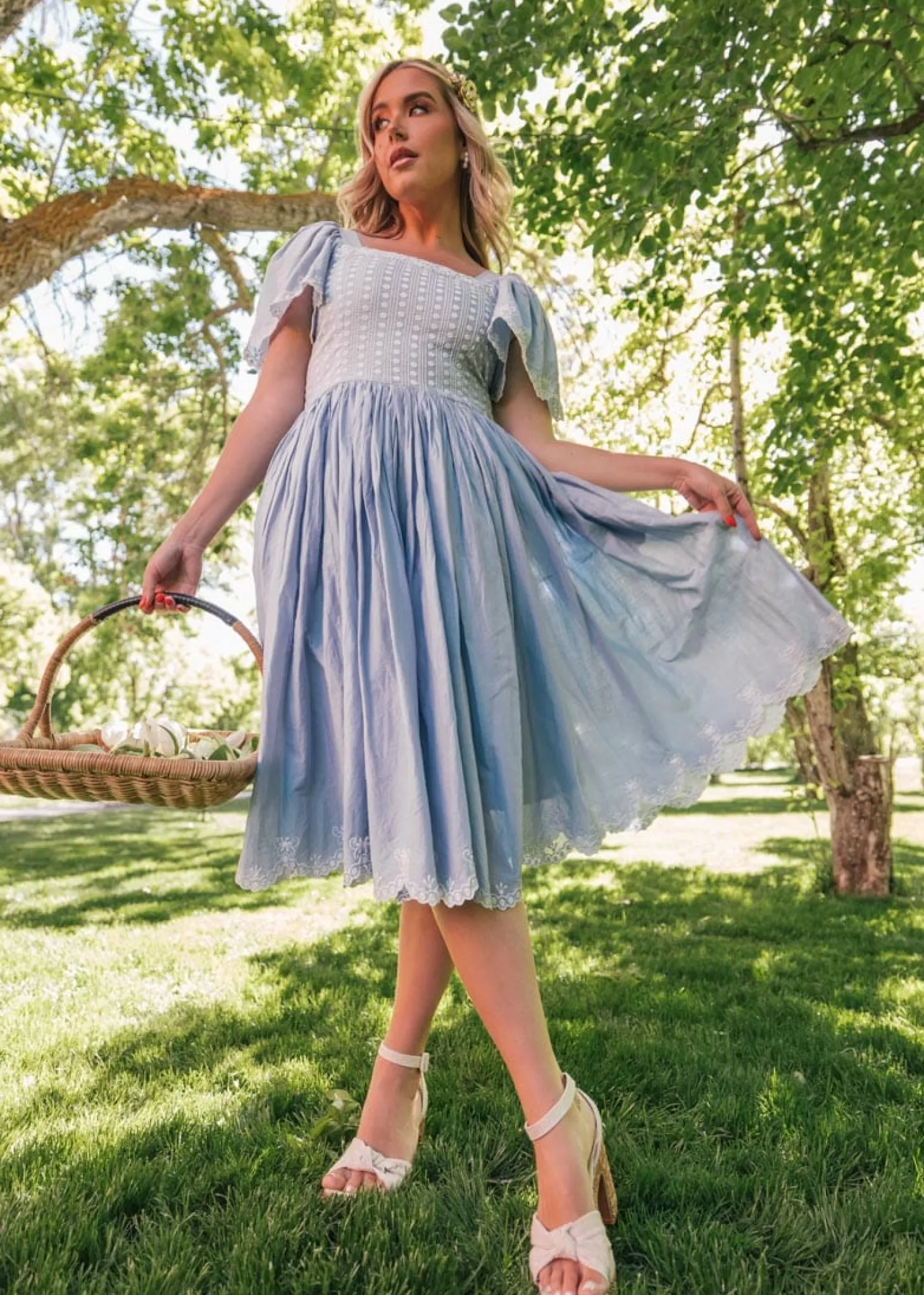 JessaKae Midi Dresses*Lila Dress Blue