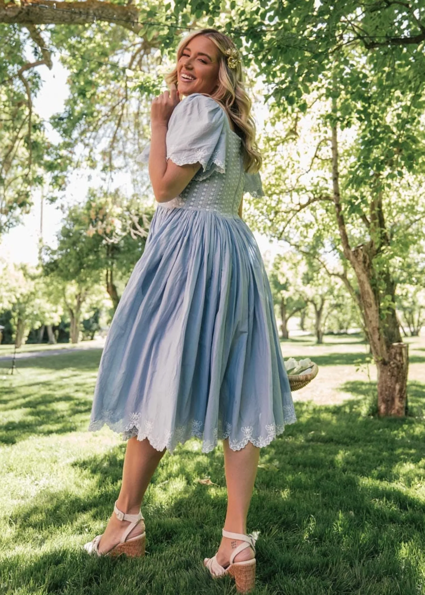 JessaKae Midi Dresses*Lila Dress Blue
