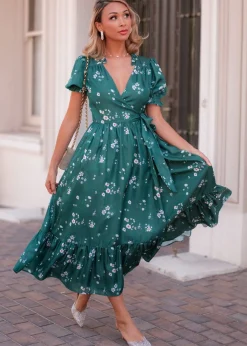 JessaKae Plaza Collection|Holiday Dresses*Lorelei Dress EvergreenMeadow