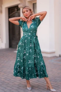 JessaKae Plaza Collection|Holiday Dresses*Lorelei Dress EvergreenMeadow
