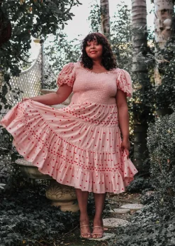 JessaKae Midi Dresses*Lover Dress Pink