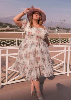 JessaKae Midi Dresses|Girls Dresses Under $50*Lydia Dress Cream