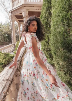 JessaKae Bridal Collection*Margaret Maxi Dress WhiteFloral