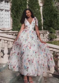 JessaKae Bridal Collection*Margaret Maxi Dress WhiteFloral