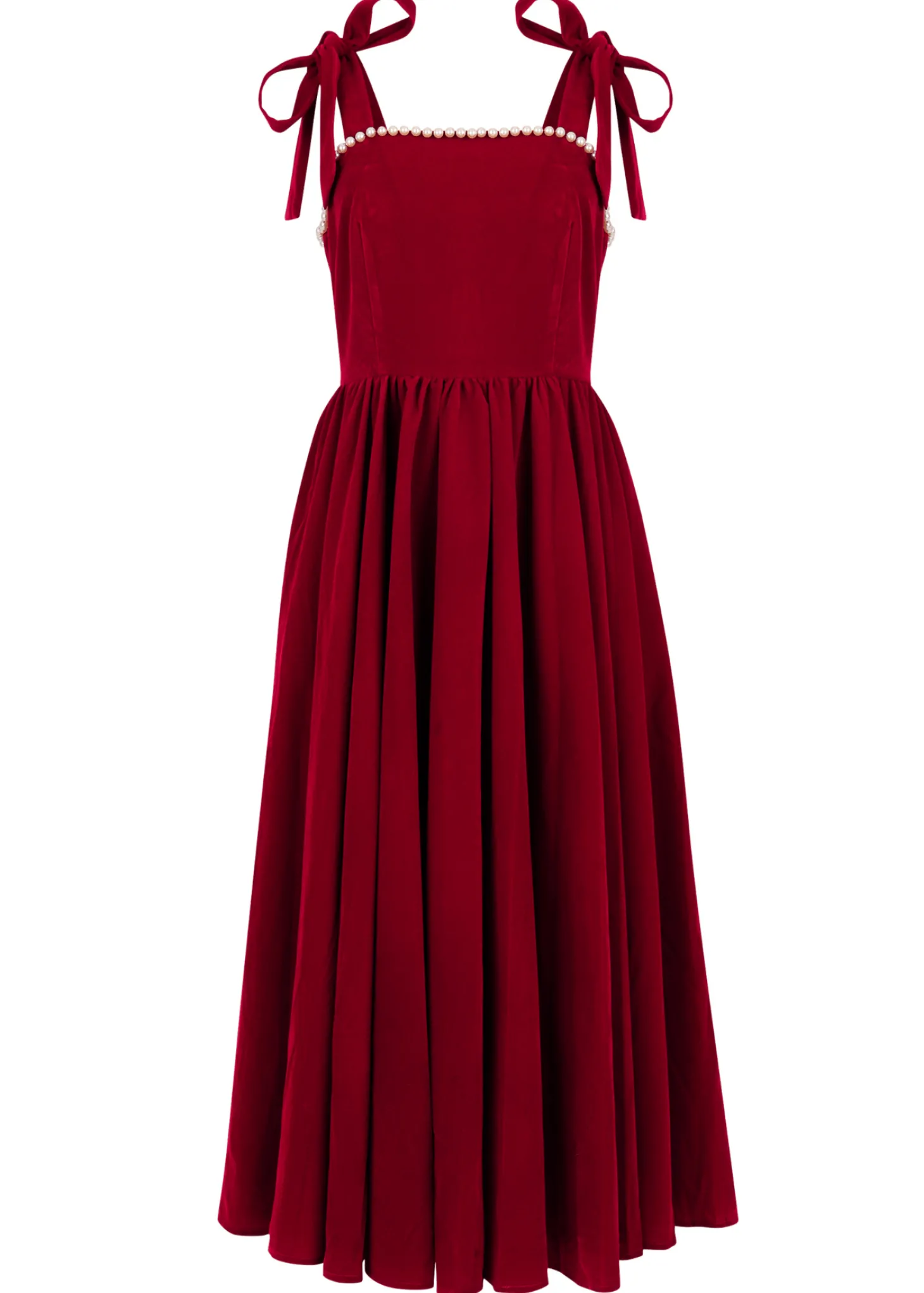 JessaKae Holiday Dresses|Plaza Collection*Mary Dress CranberryVelvet